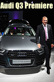 Der neue Audi Q3: Premierenparty in der Kleinen Olympiahalle München am 7. Oktober 2011 (©Foto.Nathalie Tandler)